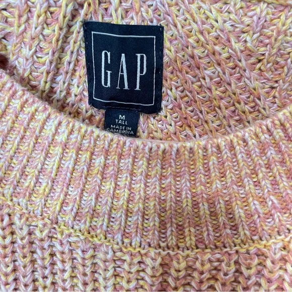 ❌NWOT GAP Chunky Knit Cotton Crewneck Sweater, Medium Tall Cotton - Picture 7 of 9